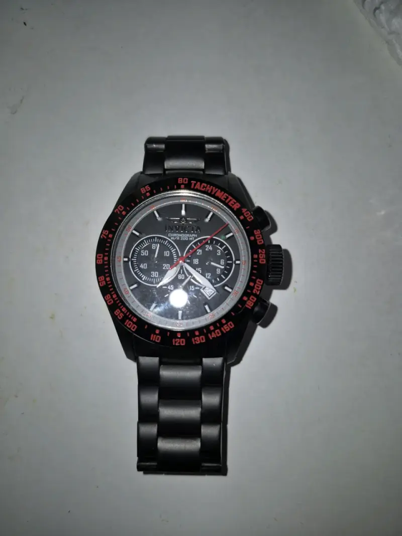 Reloj cronógrafo Invicta negro - 1