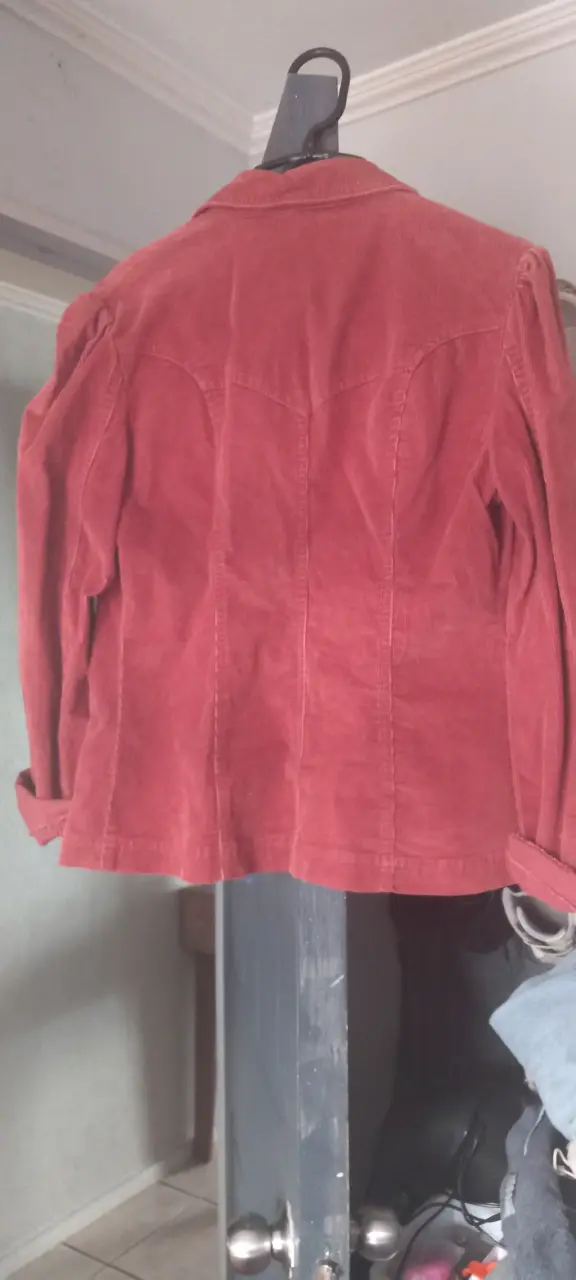 Blazer de pana rosado - 3