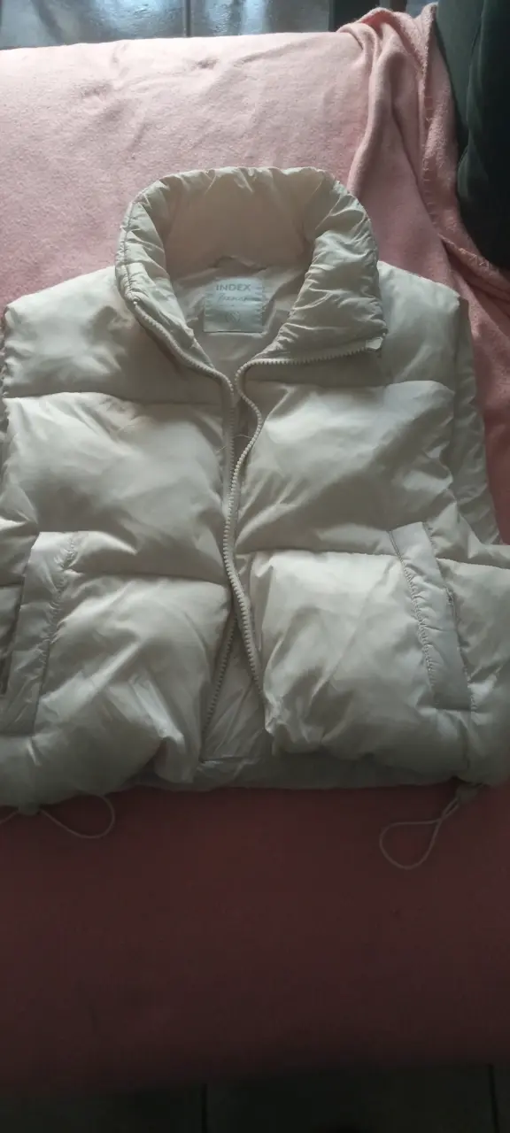 Chaleco acolchado beige Index - 1