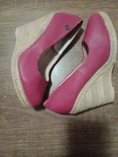Zapatillas plataforma rosadas - miniatura 2