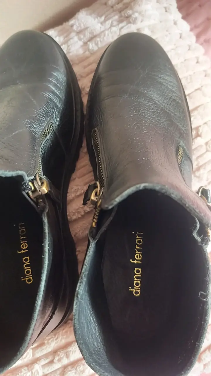 Botines de cuero mujer talla 37 ( tallaje pequeño - 3