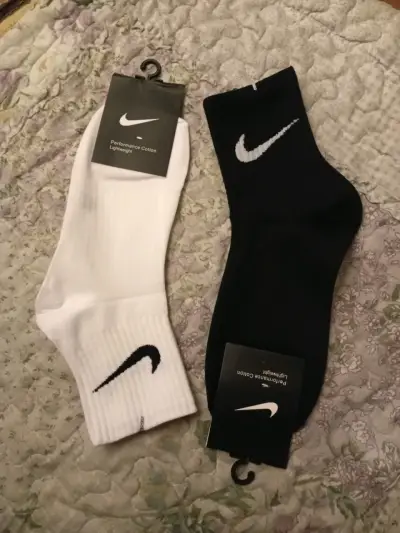 Calcetines Nike performance blanco y negro - miniatura 2