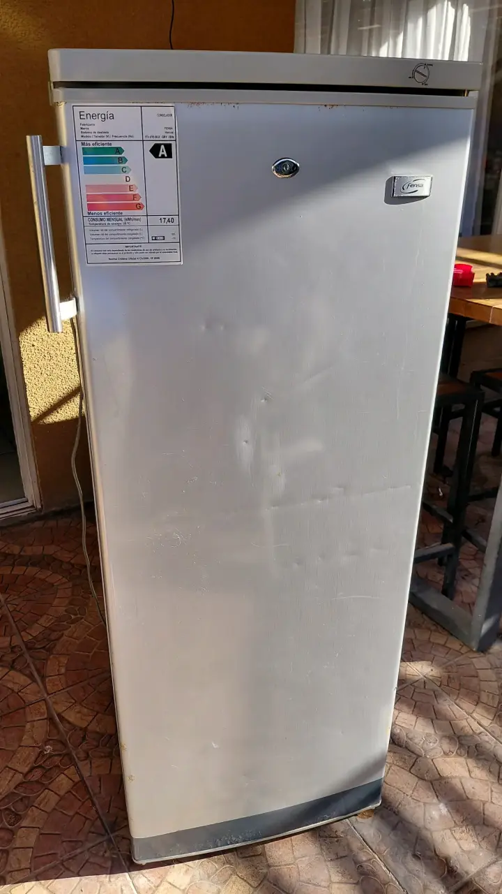 Refrigerador Fensa plateado - 3