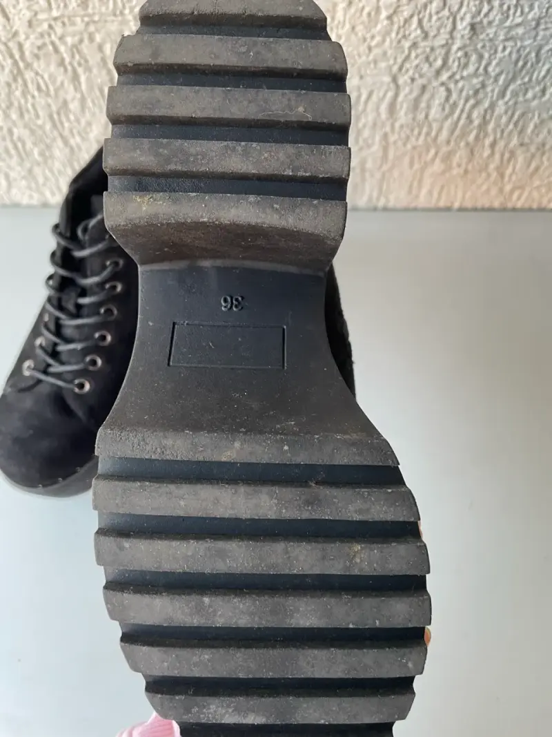 Botines plataforma negros - 3