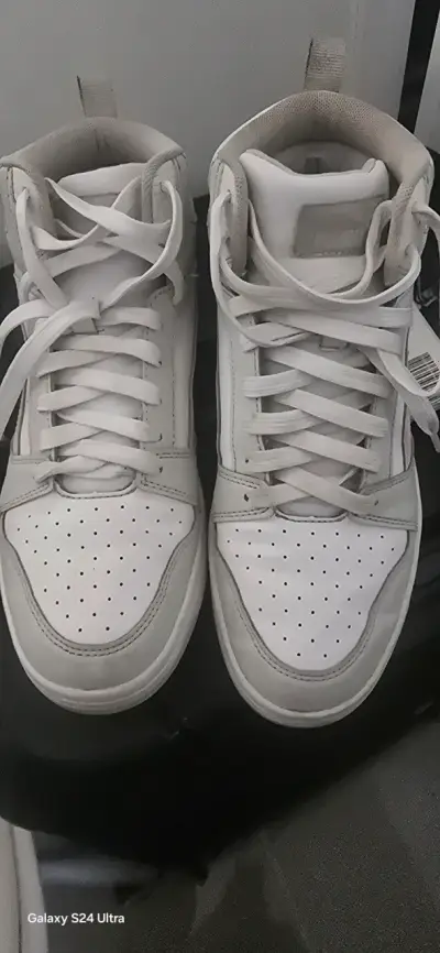 Zapatillas altas blancas y rosadas - miniatura 6
