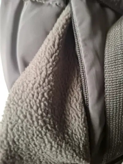 Chaqueta larga Taupe con capucha - miniatura 5