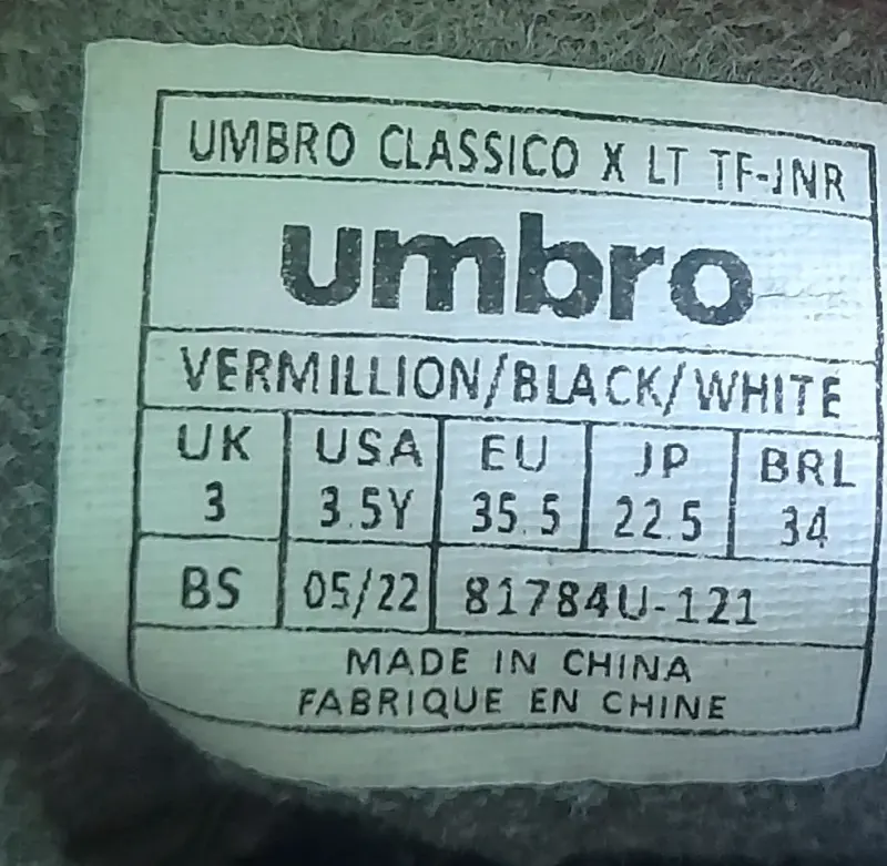 Zapatillas deportivas rojas Umbro - 4
