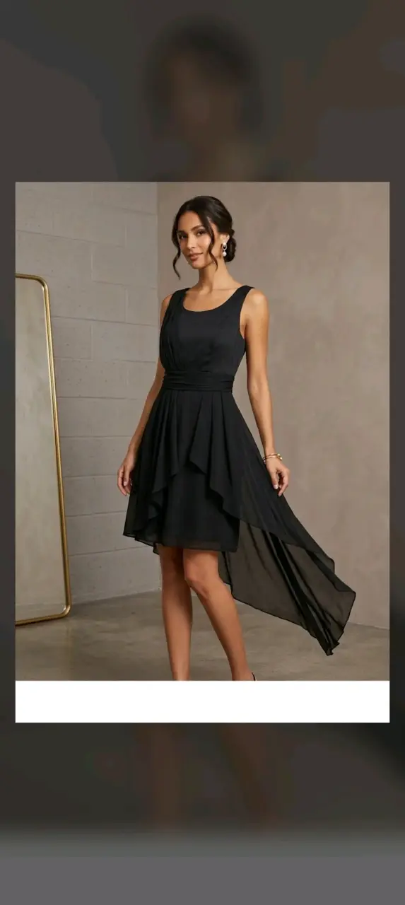 Vestido negro elegante - 2