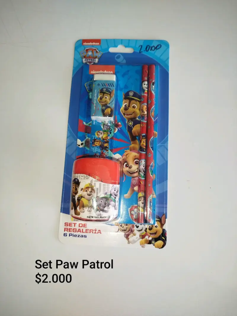 Set escolar Paw Patrol - 6