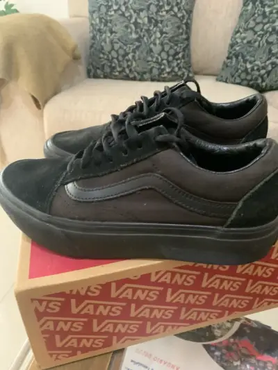 Zapatillas negras Vans Número 36.5 (23 cm) - miniatura 3
