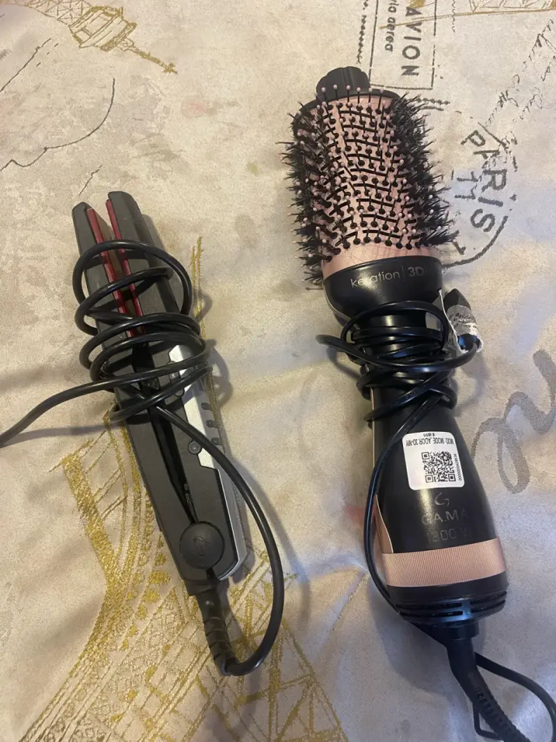 Set de alisador y cepillo secador