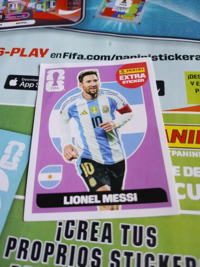 Lámina extra Lionel Messi Panini - 2