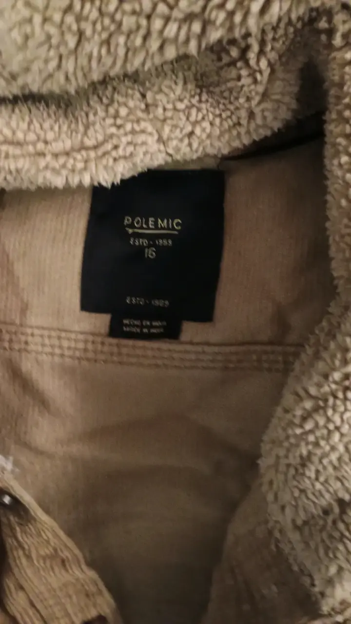 Chaqueta de cotele con piel, con capucha - 3