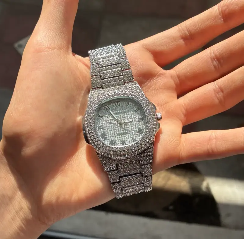 Reloj diamantado Bust down - 1