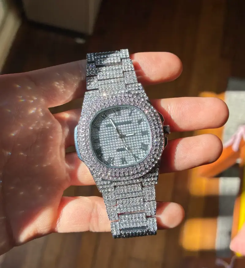 Reloj diamantado Bust down - 3