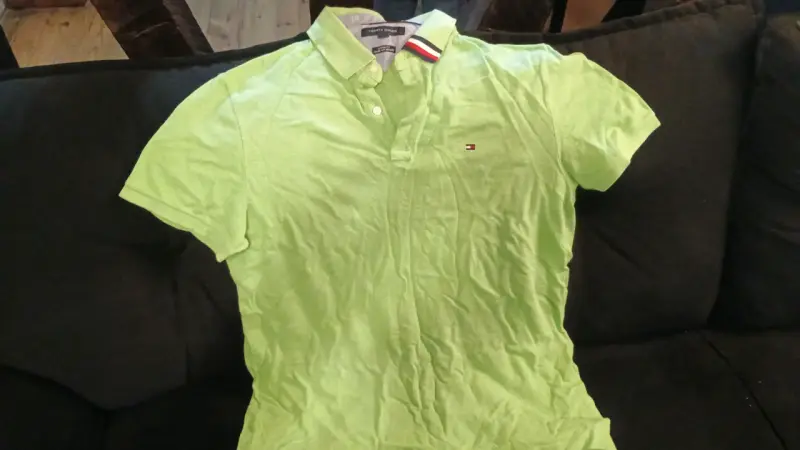 Polera polo verde Tommy Hilfiger - 1