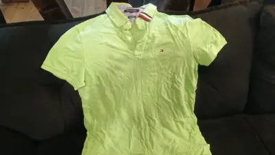 Polera polo verde Tommy Hilfiger - miniatura 1