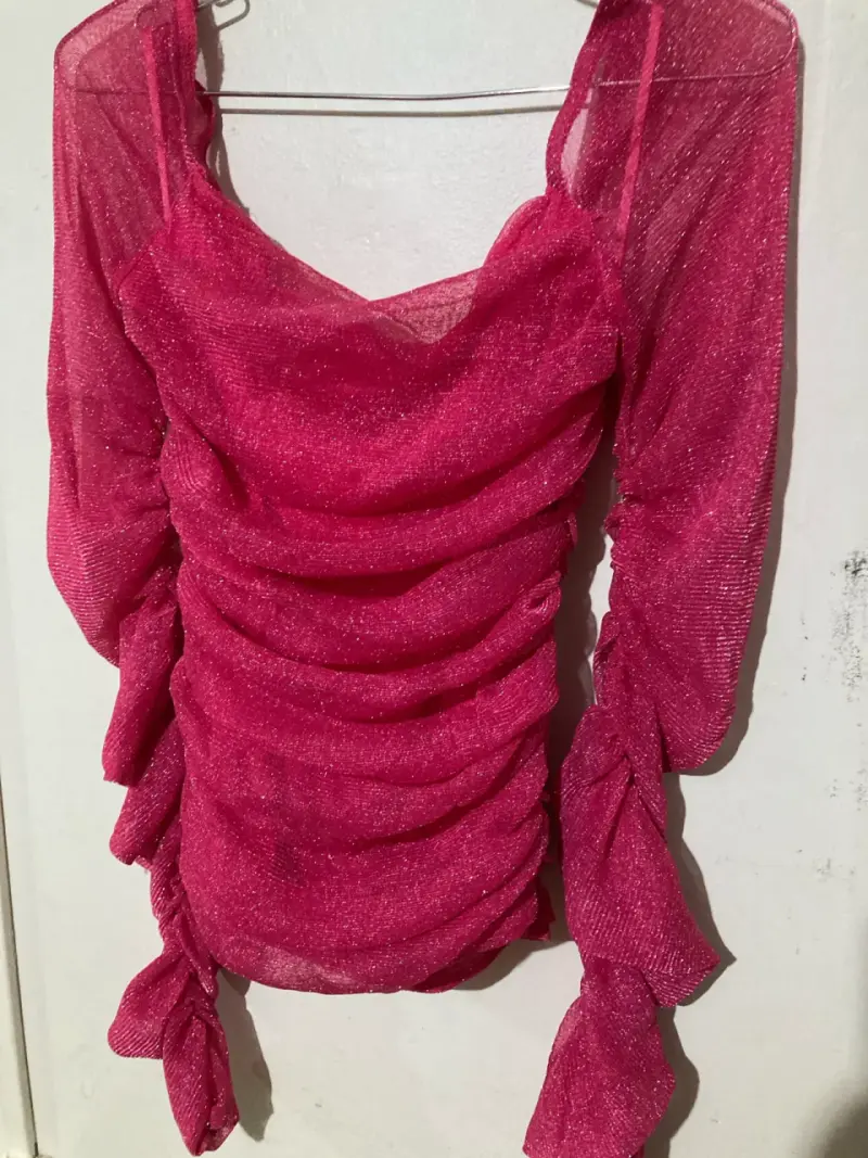 Blusa rosa brillante - 4