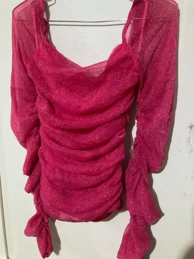 Blusa rosa brillante - miniatura 4