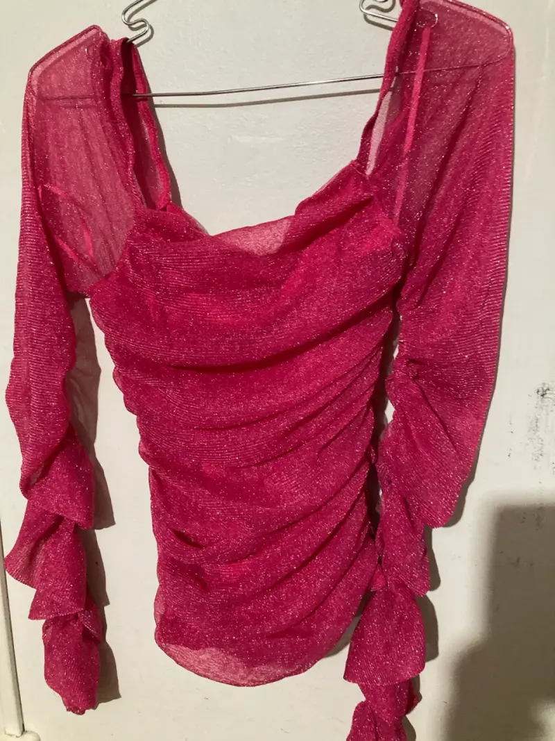 Blusa rosa brillante - 5