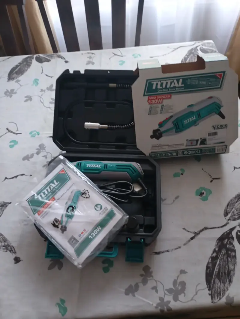 Mini amoladora Total 130W - 2