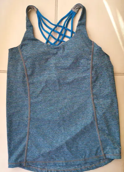 Polera deportiva azul mujer Lululemon - miniatura 2