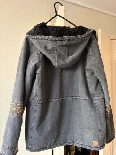 Chaqueta Ripcurl gris con capucha y chiporro - miniatura 1