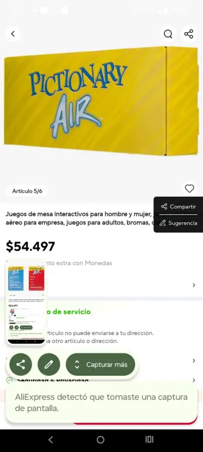 Juego de mesa Pictionary Air - miniatura 2