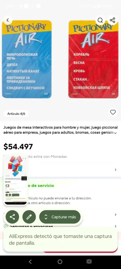 Juego de mesa Pictionary Air - miniatura 6