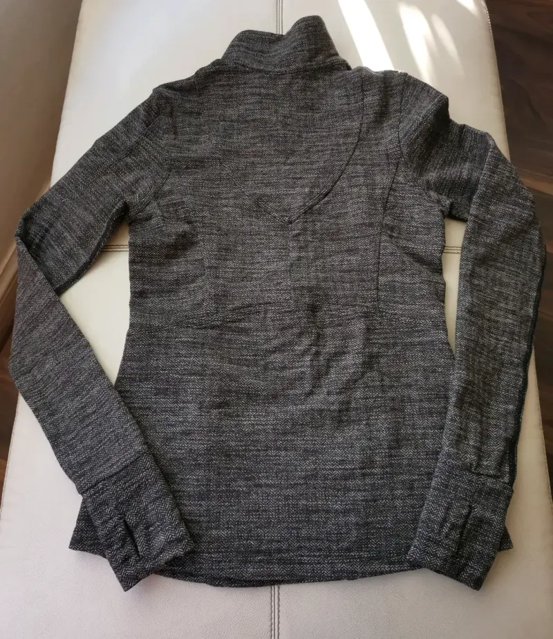 Polerón gris con cierre Lululemon - 2