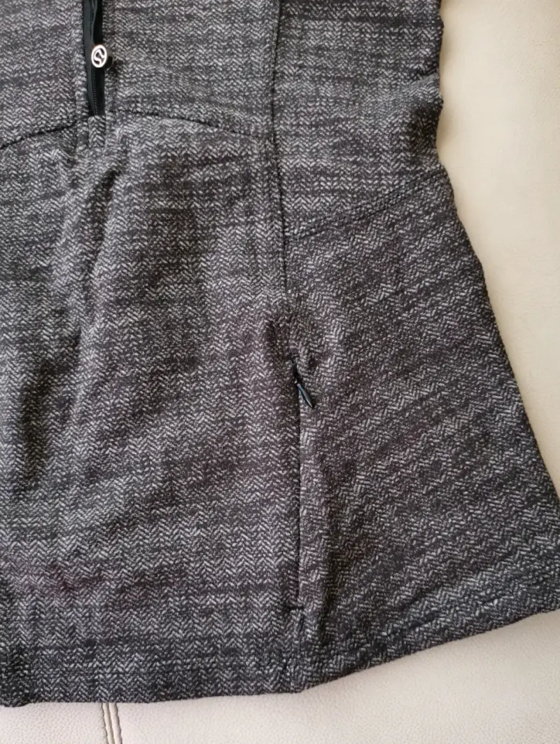 Polerón gris con cierre Lululemon - 4