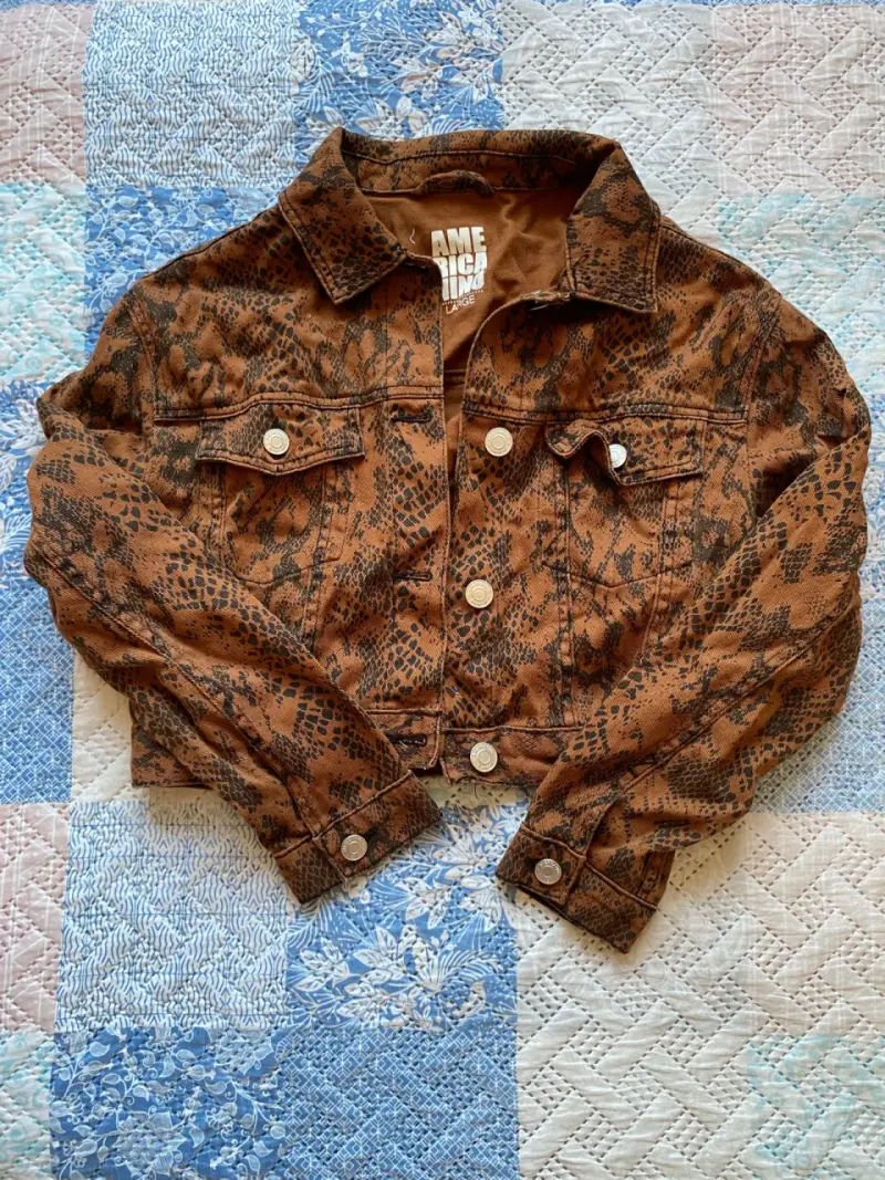 Chaqueta animal print