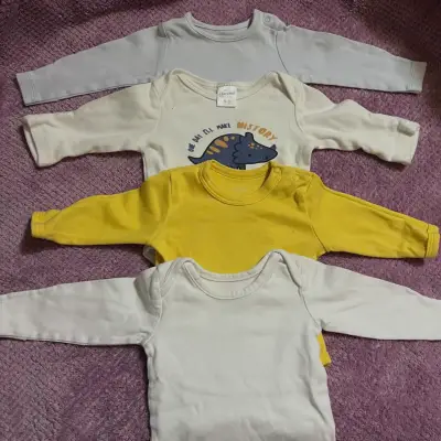 Set de bodies para bebés 0-3m - miniatura 4