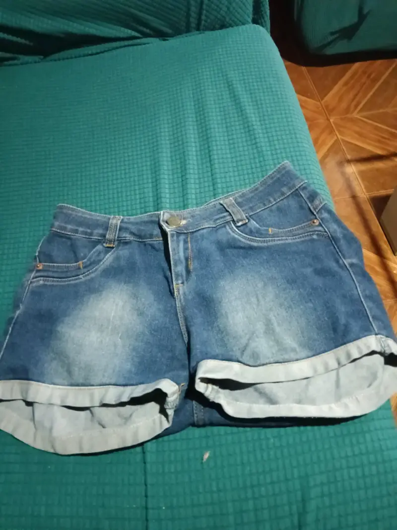 Shorts de mezclilla azul