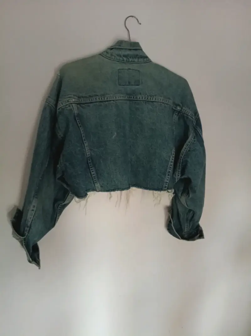 Chaqueta de mezclilla desgastada - 2