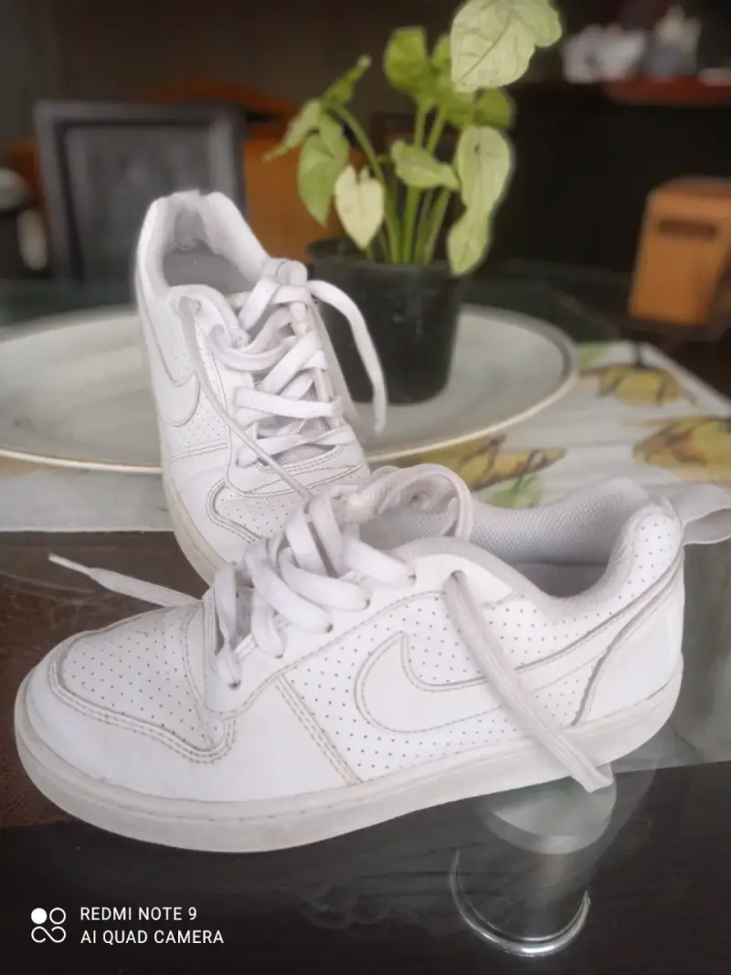 Zapatillas Skechers grises y rosadas - 4