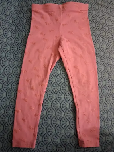 Leggings rosados con estampado - miniatura 1