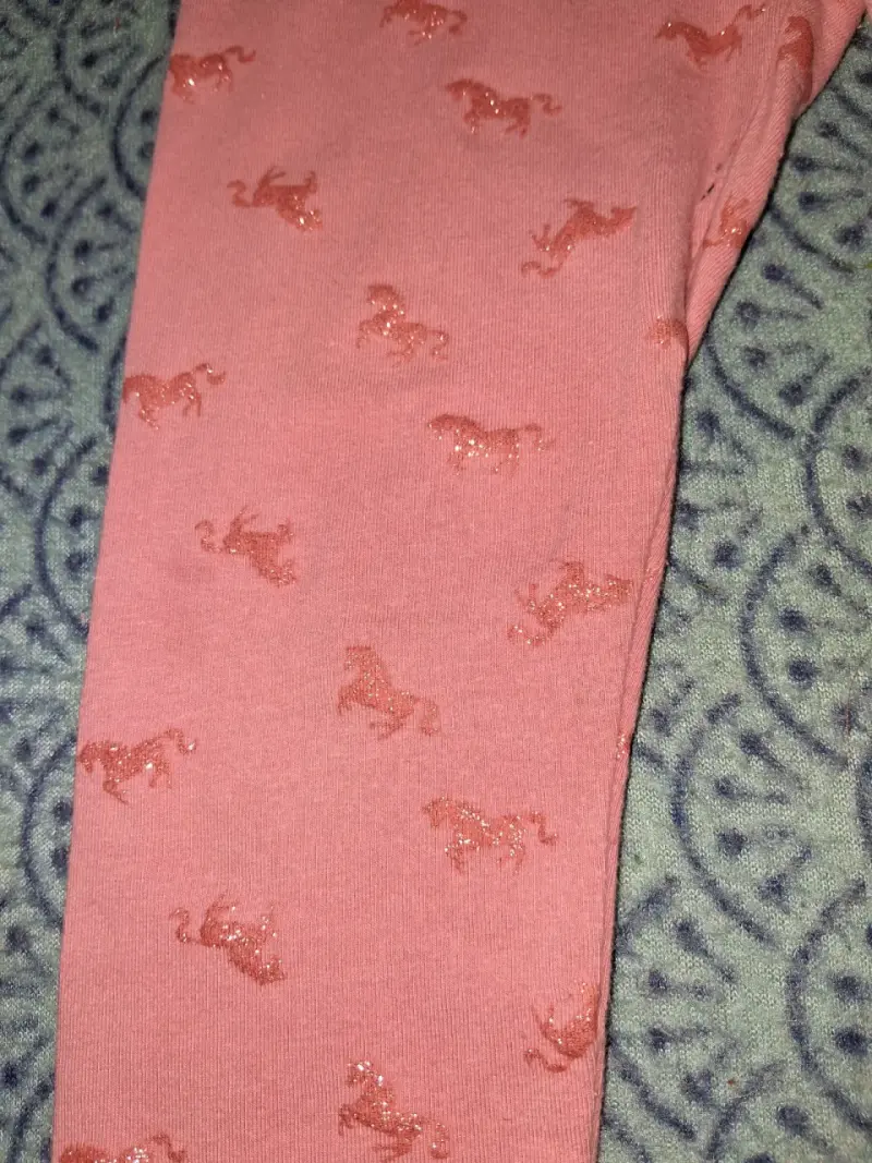 Leggings rosados con estampado - 2