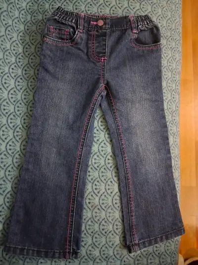 Jeans azul de niña - miniatura 1