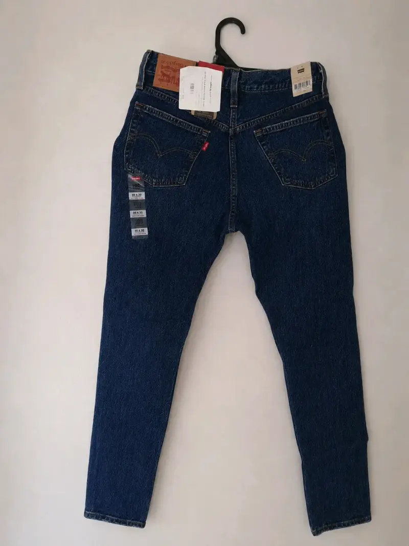 Jeans azul con botones - 2