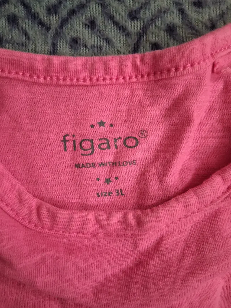 Polera lila Figaro con estampado - 4