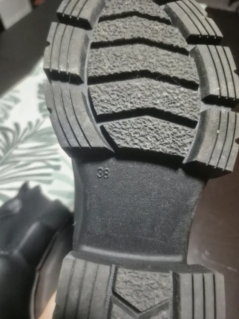 Botines negros con plataforma N38 - 3