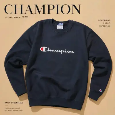 Polerón Champion clásico azul - miniatura 1