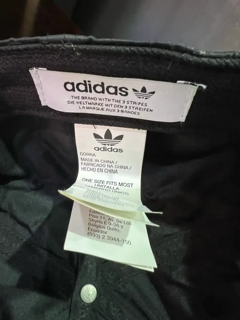 Gorra negra Adidas - 5