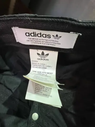 Gorra negra Adidas - miniatura 5