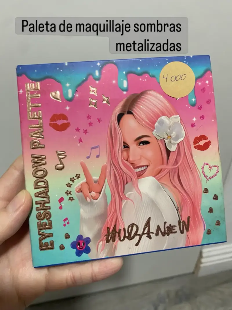 Paleta de sombras metálicas - 1