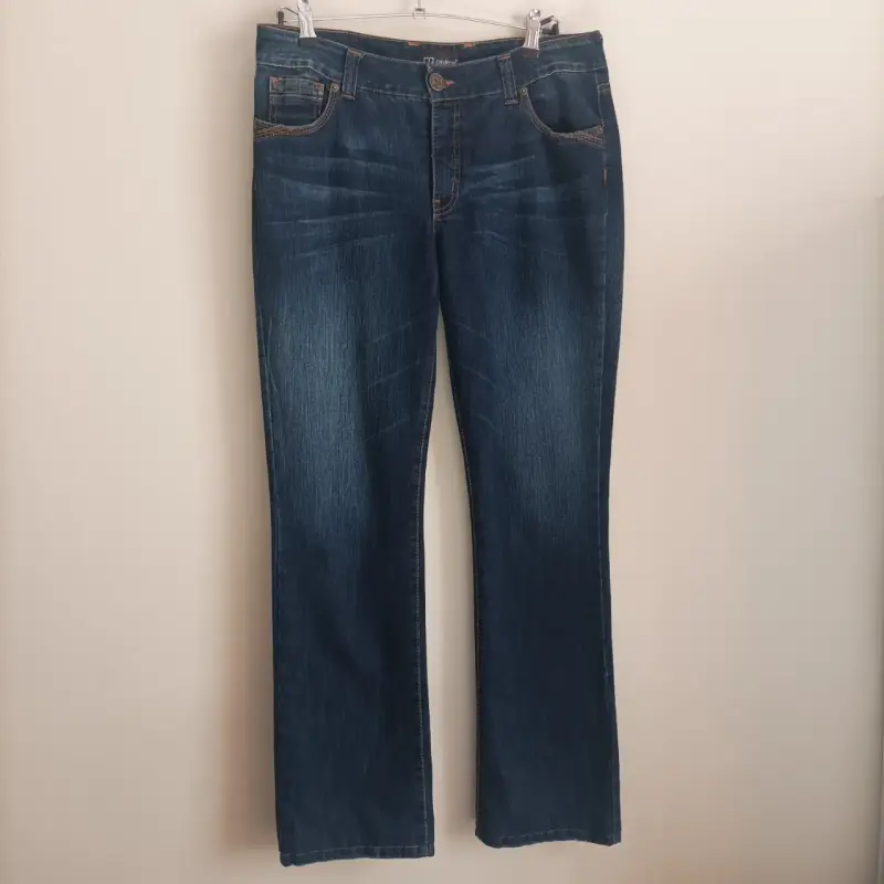 Jeans Privilege azul de corte recto, sin uso. - 1