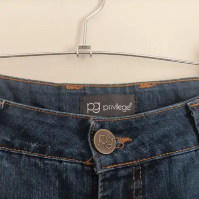 Jeans  Privilege azul de corte recto, sin uso. - miniatura 3