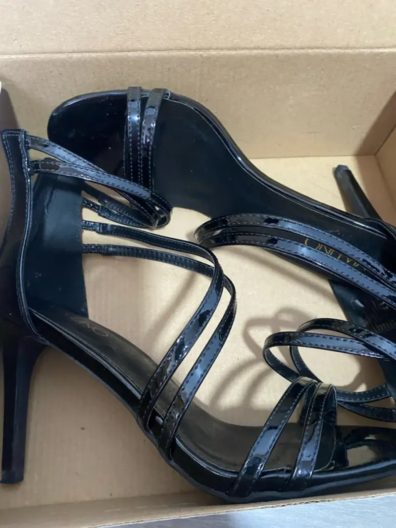 Sandalias negras VIA UNO mujer - 5