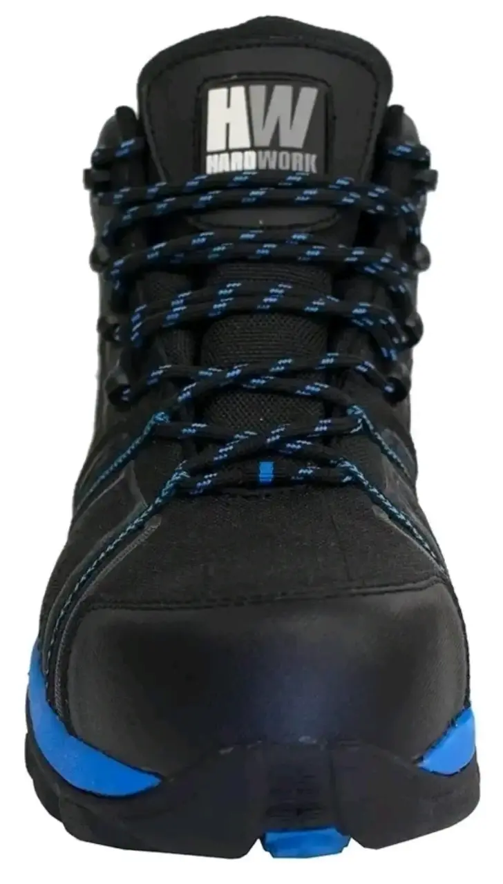 Zapatillas de seguridad HW Bering  negras y azules - 4